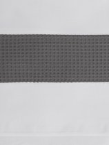 BINK Bedding Ledikantlaken Wafel (Pique) Antra (donkergrijs) 100 x 150 cm