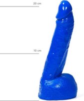 All Blue Dildo 22 x 5 cm - blauw
