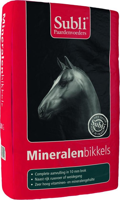 Subli Mineralenbikkels 20 kg Subli Mineralenbikkels 20 kg