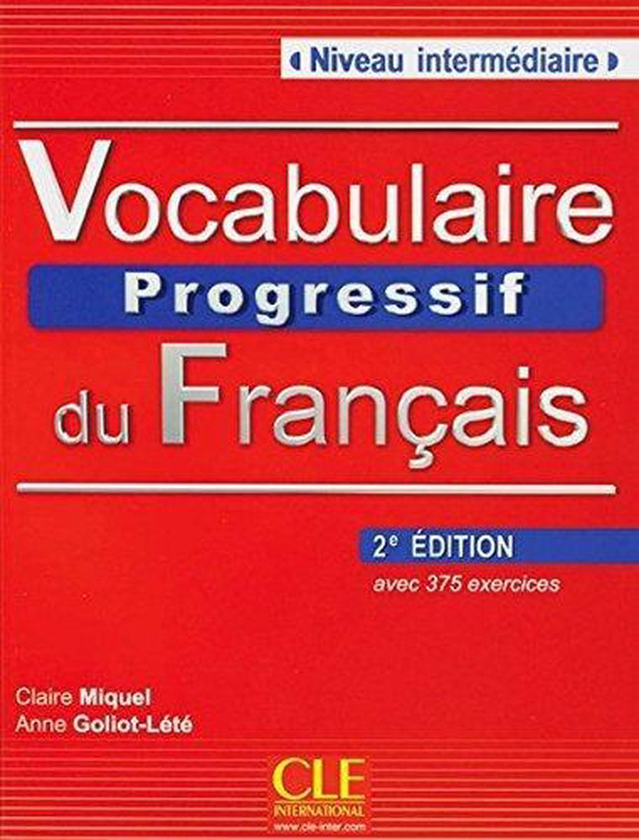 Vocabulaire Progressif Du Français Niveau Intermédiaire 2ème édition A2b1 Livre 9825