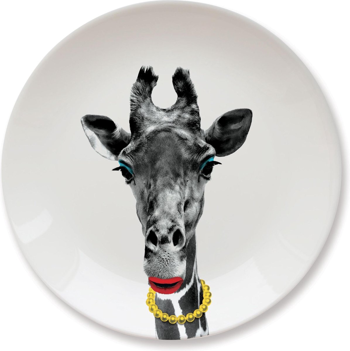 Mustard Wild Dining Dinerbord - Ø 23 cm - Giraffe