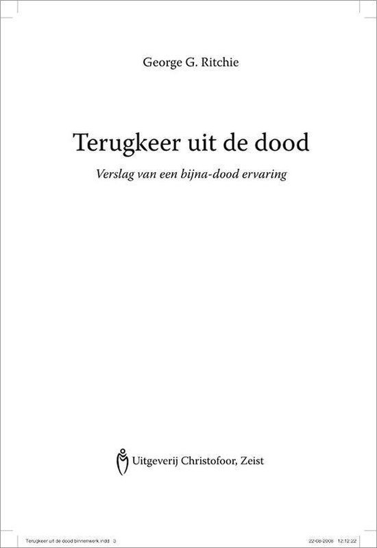 Terugkeer uit de dood