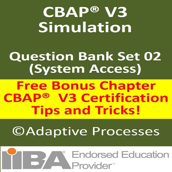 CBAP V3 Simulation test - Set 02 - cover