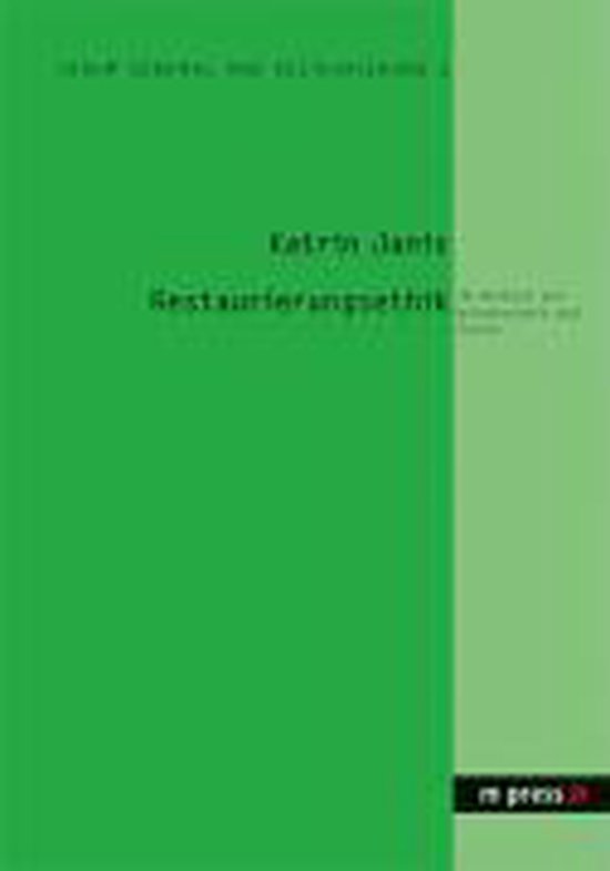 Restaurierungsethik, Katrin Janis 9783899755138 Boeken bol