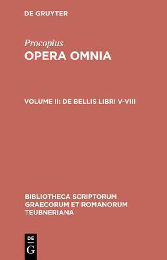 Procopius: Vol II: De Bellis Libris V-VIII - cover