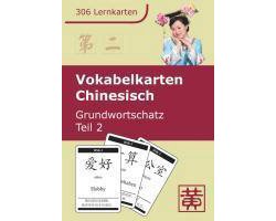 Vokabelkarten Chinesisch Grundwortschatz 02