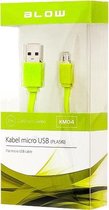 Micro USB Kabel Plat 1 meter - Groen KM04