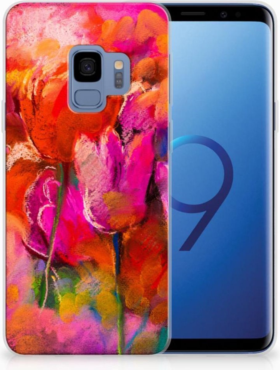 Back Cover voor Hoesje maken Samsung Galaxy S9 Tulips