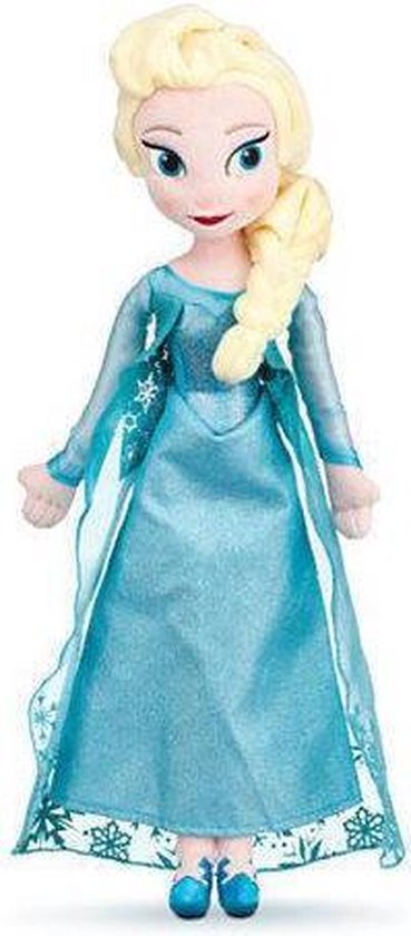 Langskomen gevolg Welkom Frozen knuffel Elsa - 52 cm Mega Grote Knuffel | bol.com
