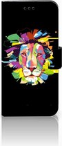 Huawei P10 Lite Bookcase Hoesje Lion Color