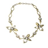 Flower stones necklace