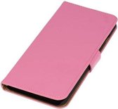 Bookstyle Wallet Case Hoes voor LG Optimus F5 Roze