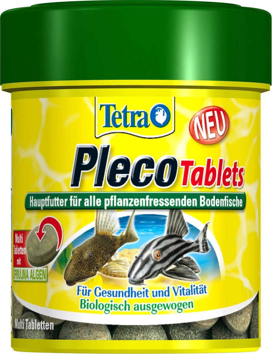 Tetra Plecomin Tabletten - Vissenvoer - 120 St