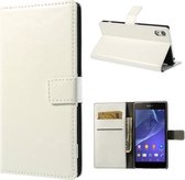 Cyclone Cover wallet hoesje Sony Xperia Z5 wit