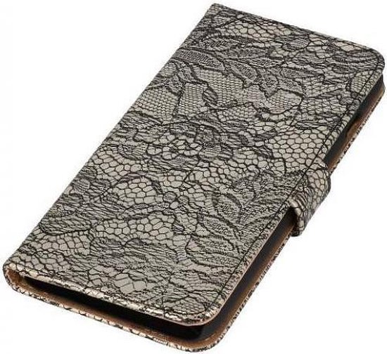 wildernis woonadres Dek de tafel Lace Bookstyle Wallet Case Hoesjes voor Huawei Ascend G510 Zwart | bol.com