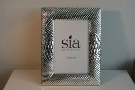 Sia Home Fashion - Cadre photo - Photo - Aluminium - Verre - Argent -  Rectangulaire -... | bol.com