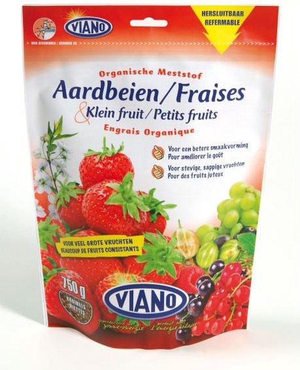 Viano aardbeien & klein fruit 750 g