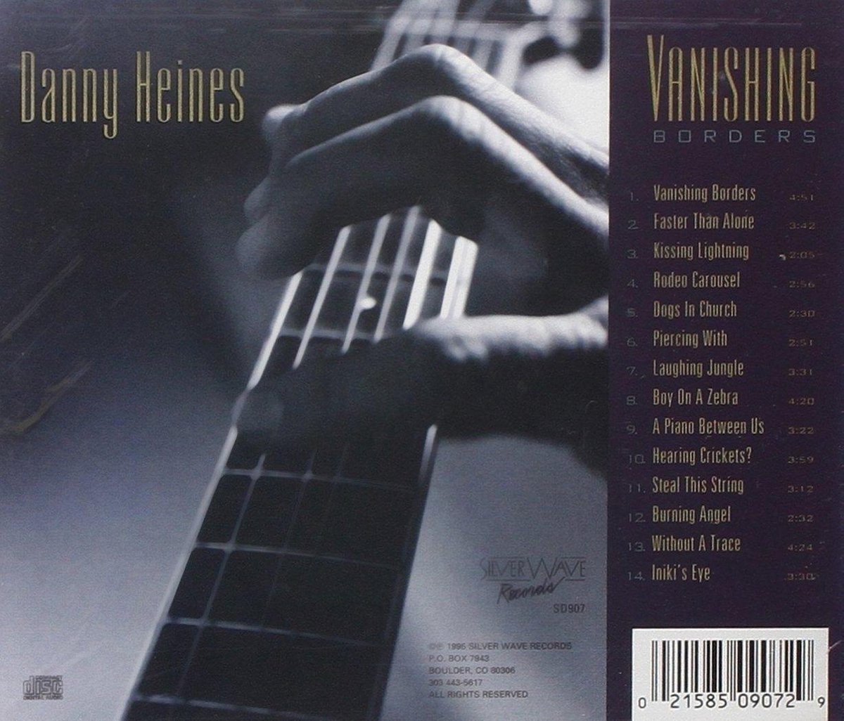 Vanishing Borders, Danny Heines CD (album) Muziek