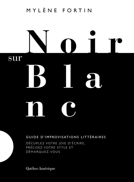 Noir sur blanc - cover