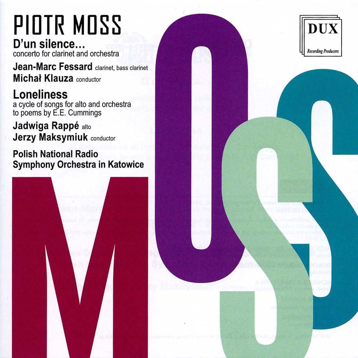 Rappe Fessard National Polish Rad - Moss: D'un Silence, Loneliness