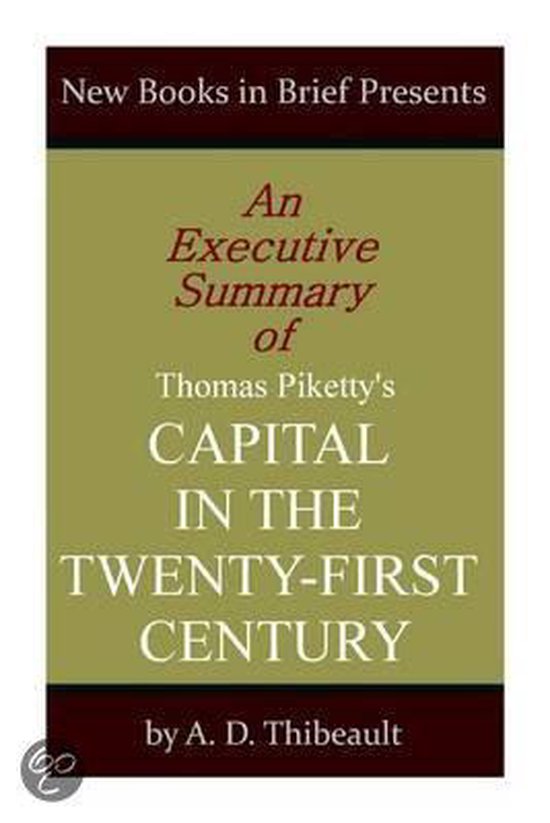 piketty capital in the twenty first century