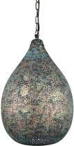 Oosterse Hanglamp Hind Green Patina Ø 30 x 45cm Handgemaakt