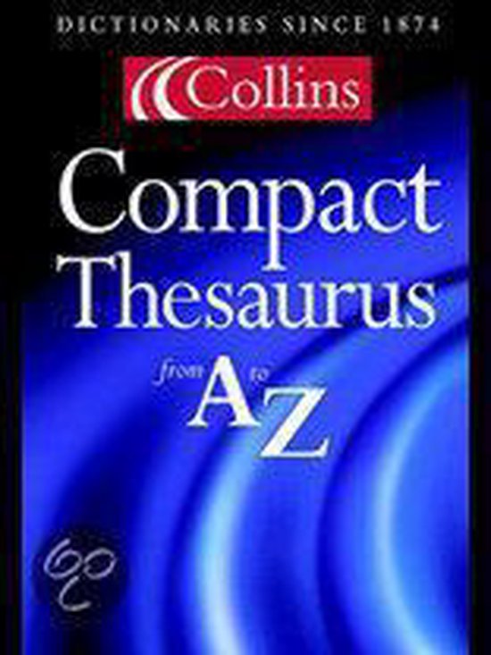 Collins Compact Thesaurus 9780004723488 Boeken