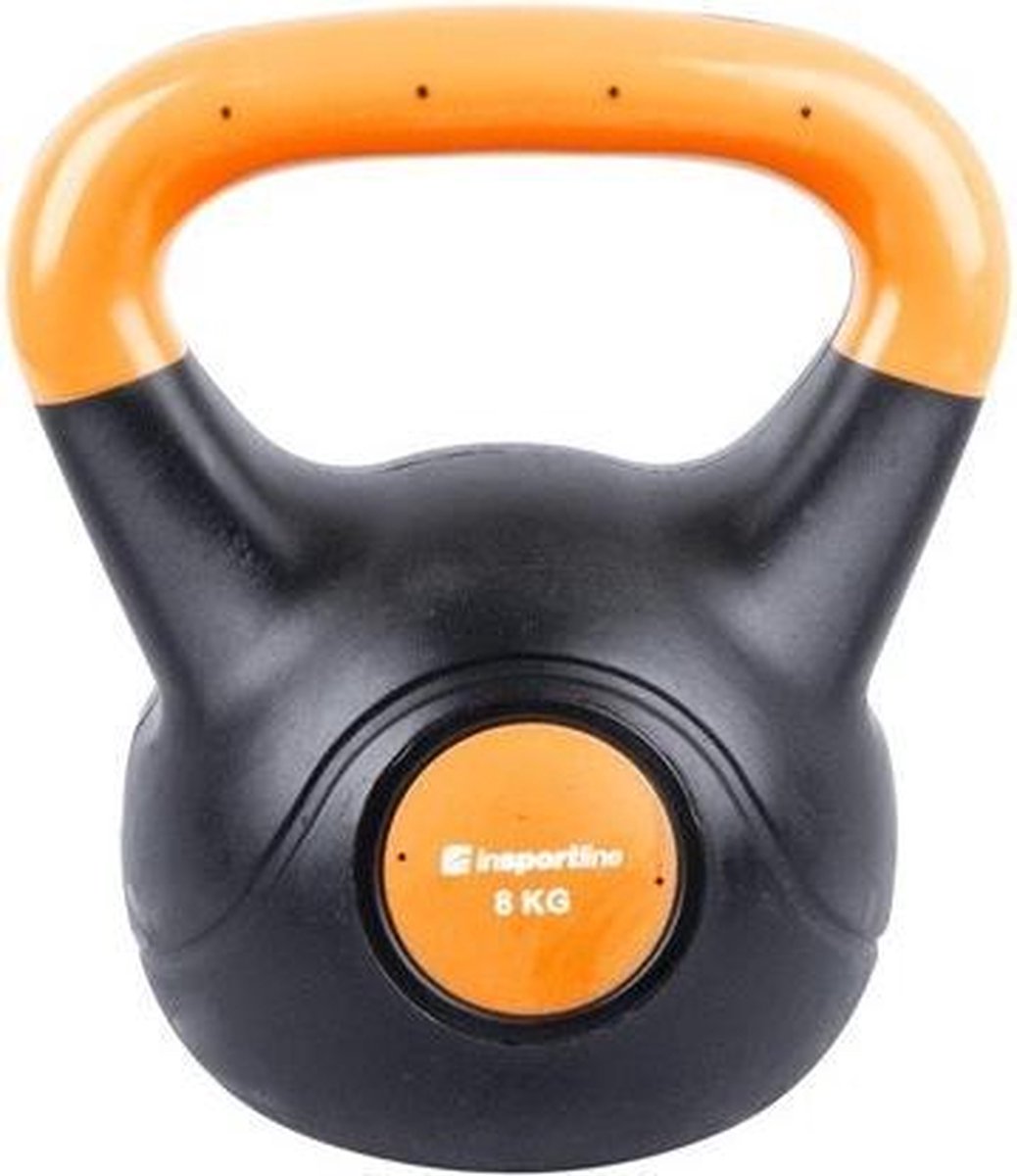 Kettlebell - inSPORTline Vin-Bell Dark - 8 kg