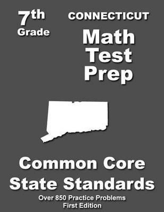 Connecticut 7th Grade Math Test Prep - cover