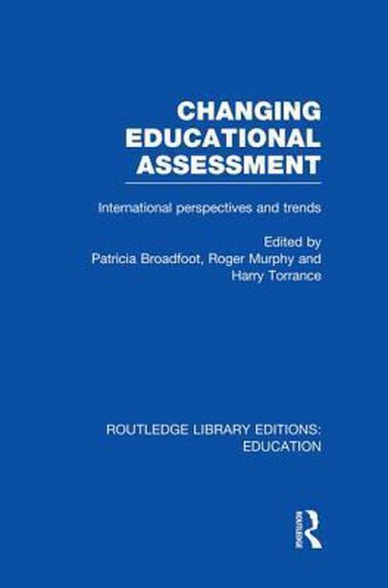 Changing Educational Assessment - cover