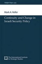 Adelphi series- Continuity and Change in Israeli Security Policy