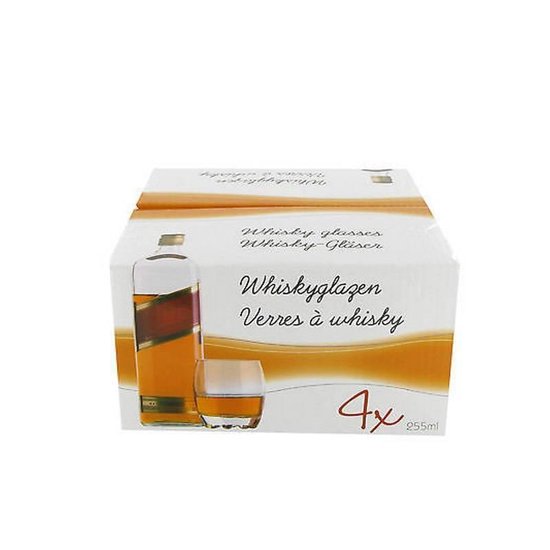 Chique Whiskyglazen (Set Van 4) - Merkloos