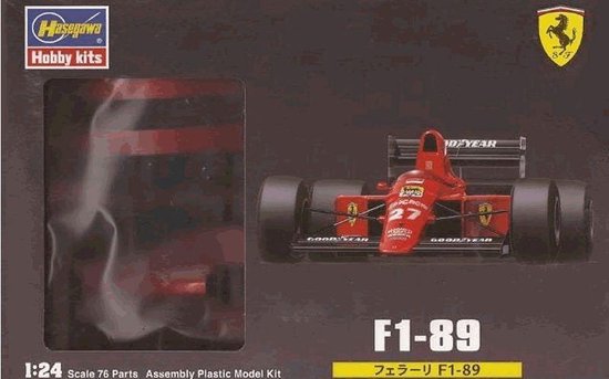 Triviaal Standaard zout Ferrari F1-89 - Hasegawa Formule 1 modelbouw pakket 1:24 | bol.com