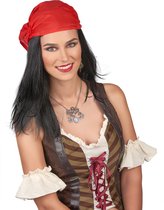 STYLER - Piraten pruik met hoofddoekje voor heren - Pruiken
