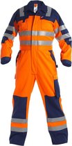 FE Engel Safety+ Overall EN 20471 4235-835 - Oranje/Marine 1006 - XS