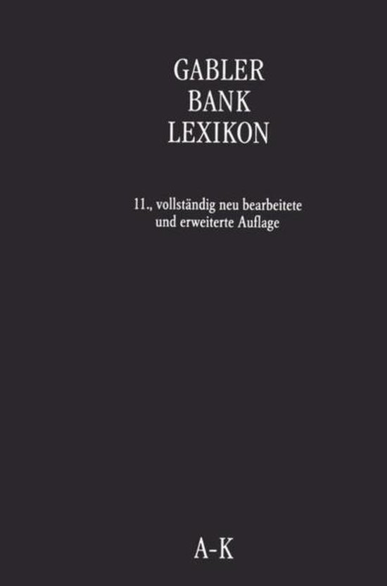 Gabler Bank Lexikon | 9783409461092 | Wolfgang Grill | Boeken | bol