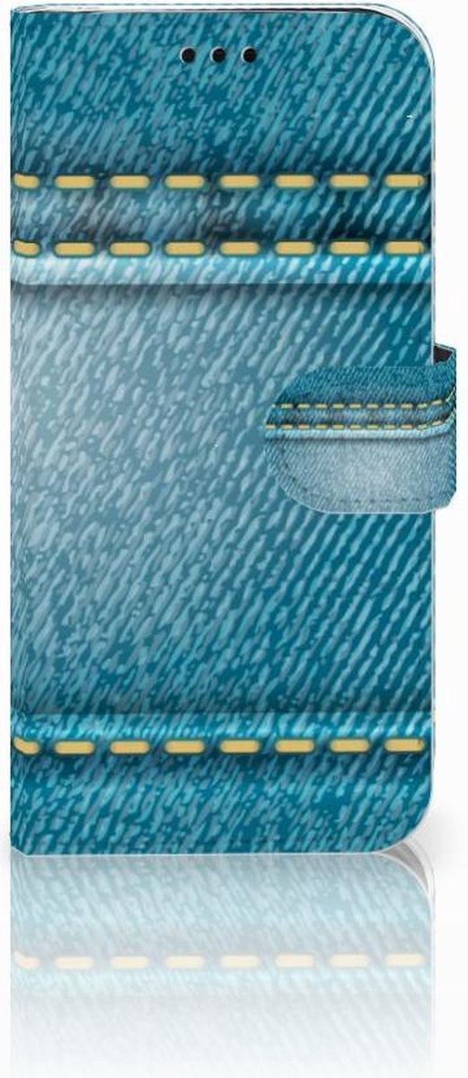 Samsung Galaxy J5 2017 Wallet Case met Pasjes Jeans