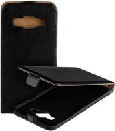 Zwart Samsung Galaxy A3 Eco Leather Flip case Telefoonhoesje