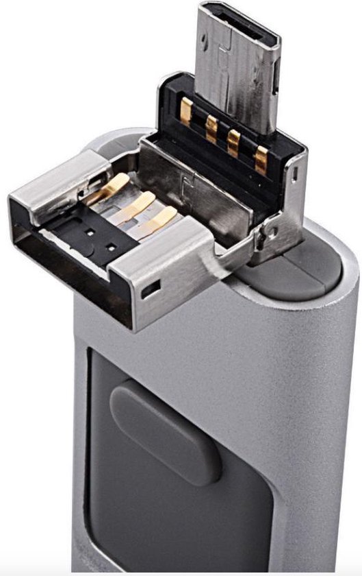 Clé USB 128 Go pour iPhone, Clé USB 4-en-1 pour iPhone, USB 3.0