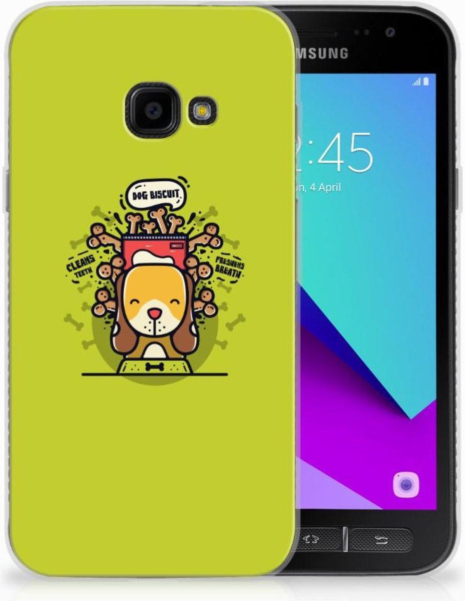 Samsung Galaxy Xcover 4 | Xcover 4s Telefoonhoesje met Naam Doggy Biscuit