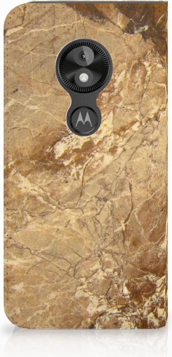 Motorola Moto E5 Play Standcase Marmer Creme