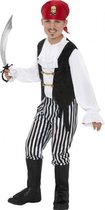 Piraten kostuum voor kinderen 130-143 (7-9 jaar)