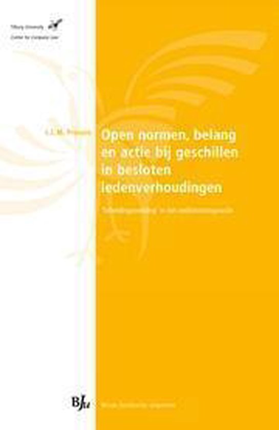 Open normen, belang en actie bij geschillen in besloten lede ... - cover