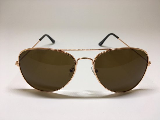 Rose goud pilotenbril - piloten zonnebril - aviator sunglasses rose gold |  bol.com