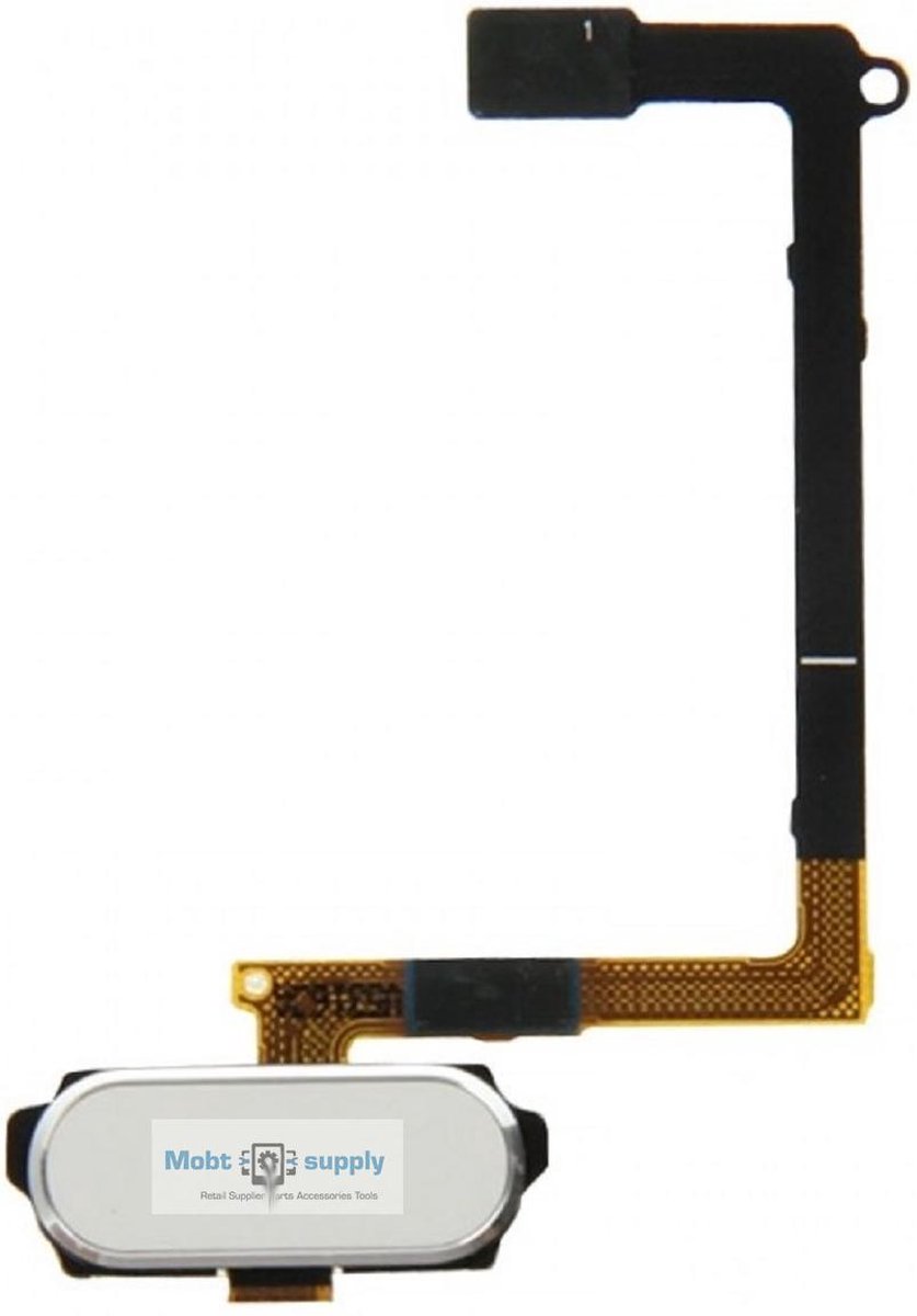 Voor Samsung Galaxy S6 - G920F - Home Button compleet module flex - Wit