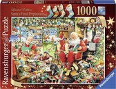 Ravensburger puzzel Santa's Final Preparations - Legpuzzel - 1000 stukjes