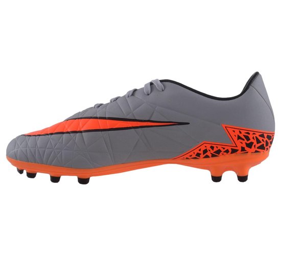 Nike hypervenom II FG Voetbalschoenen - - Maat 40 - grijs/ oranje/zwart |