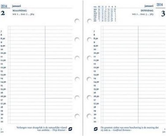vuist verloving Rechtdoor Succes agenda-inhoud wit calendarium Executive/A5 2020 1 dag per pagina  (14.8cm 21cm)... | bol.com