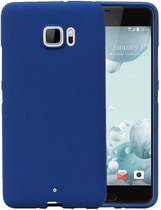 Sand Look TPU Backcover Case Hoesjes voor HTC U Ultra Blauw