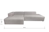 4x6 SOFA – moderne hoekbank X6 - lounge bank stof